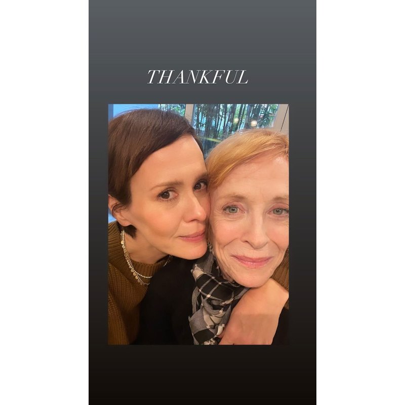 Sarah Paulson and Holland Taylor Share Thanksgiving Selfie