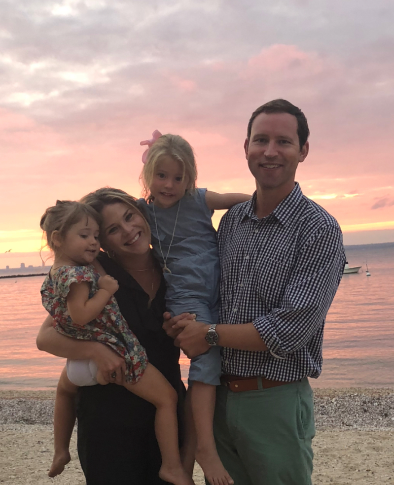 شیرین ترین لحظات خانوادگی جنا بوش هاگر و همسر هنری هگر با 3 بچه