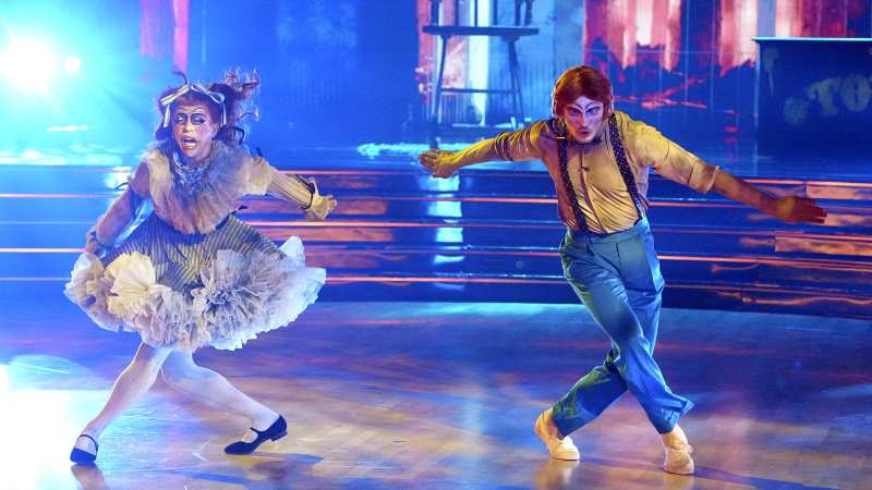 Shangela and Gleb Savchenko Dancing With the Stars Halloween 2022