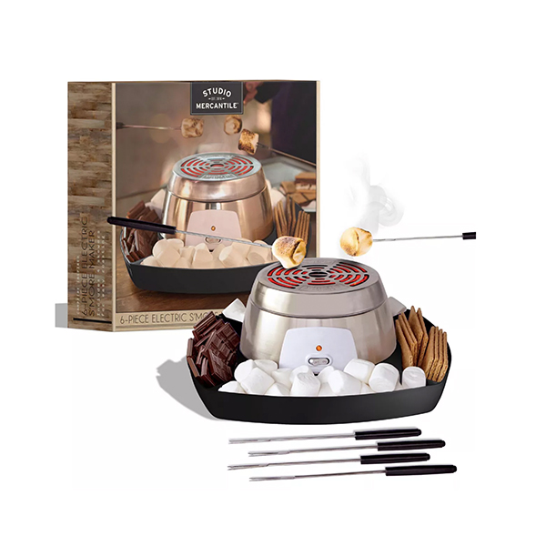 Studio Mercantile Electric Tabletop Smores Maker for Indoors Set