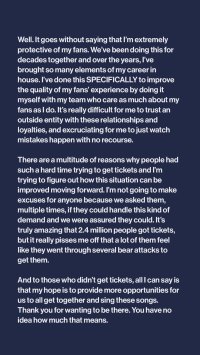 Taylor Swift Breaks Silence on Ticketmaster, 'Eras' Presale Us Weekly
