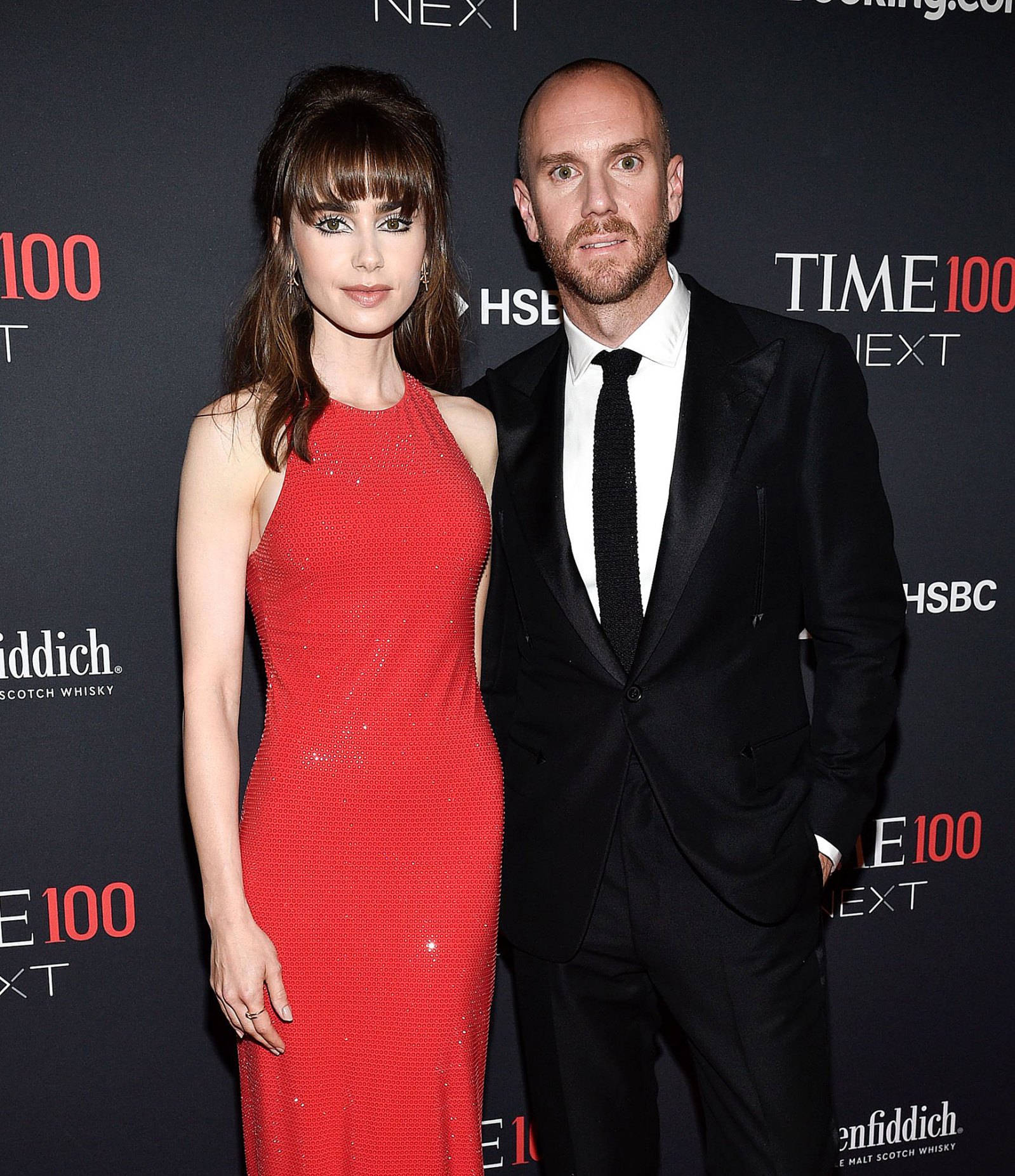 Thanksgiving Date Lily Collins and Charlie McDowell Relationship Timeline