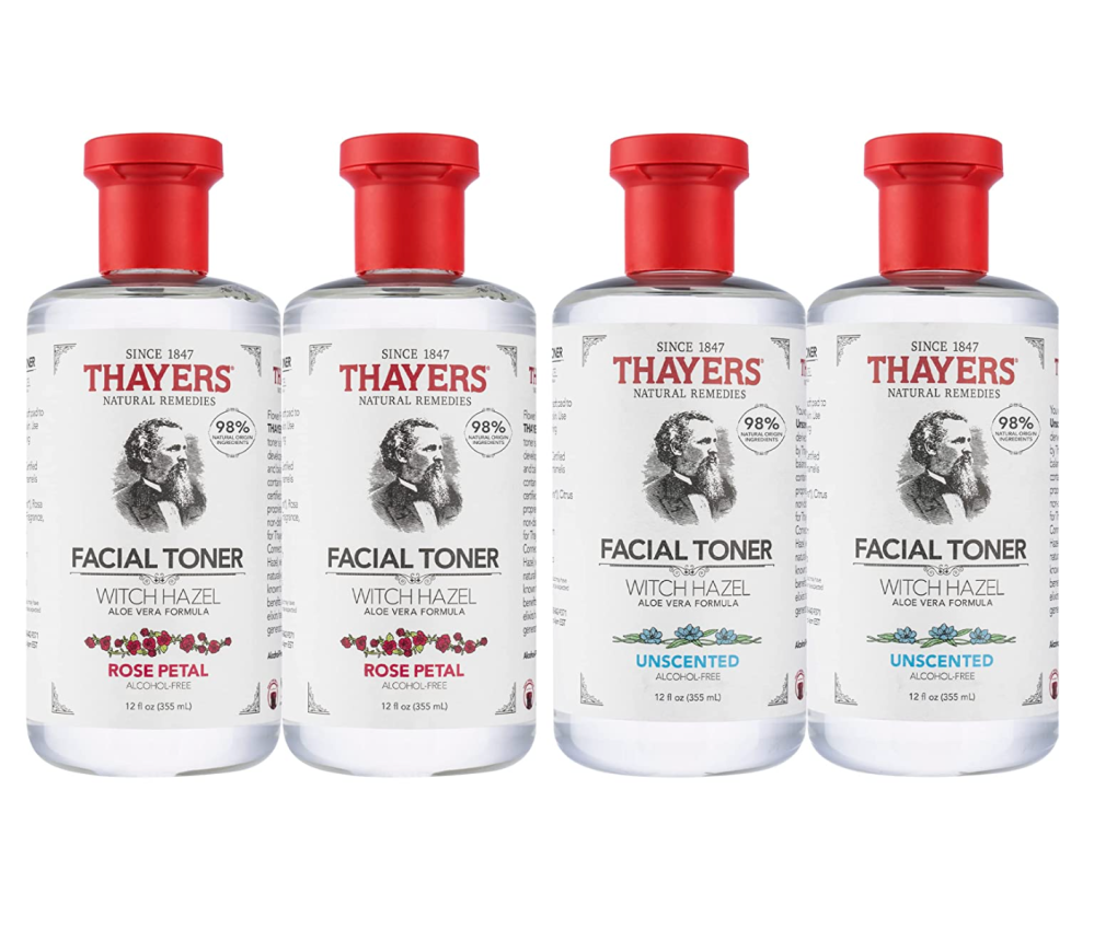 Thayers Alcohol-Free Witch Hazel Facial Toner Value Multipack