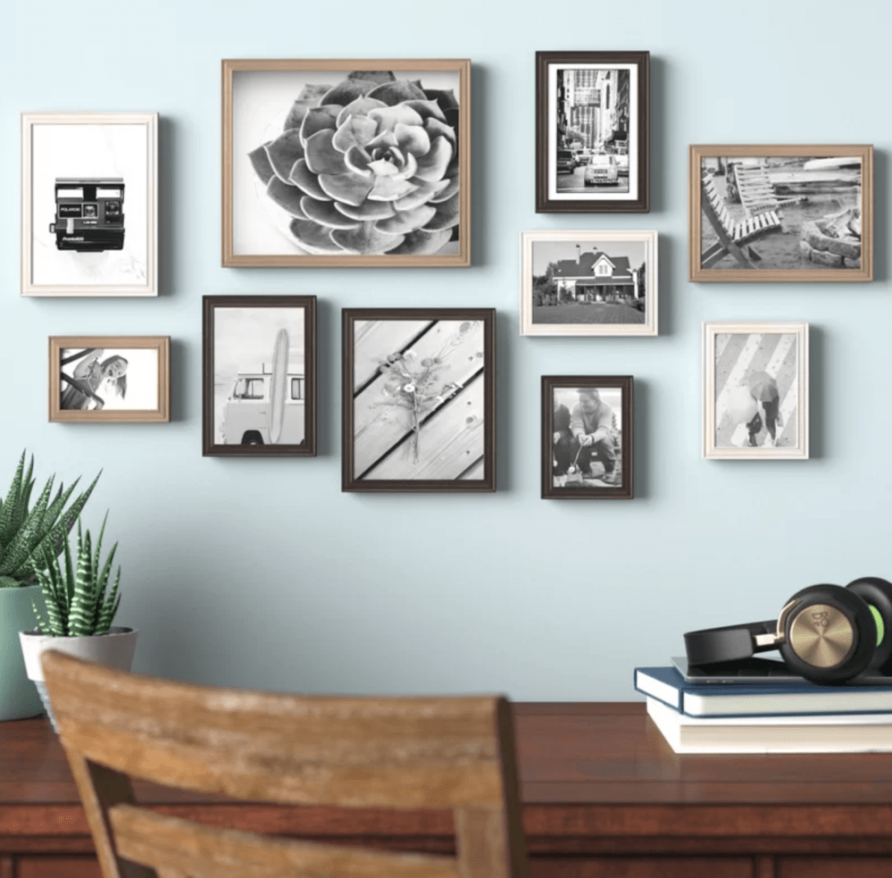 Three Posts™ Rayburn Wood Gallery Picture Frame - Set of 10