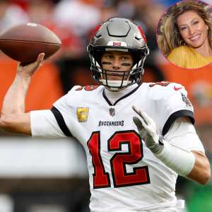 Tom Brady, Gisele Bundchen (inset)