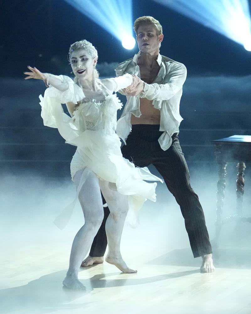 Trevor Donovan and Emma Slater Dancing With the Stars Halloween 2022