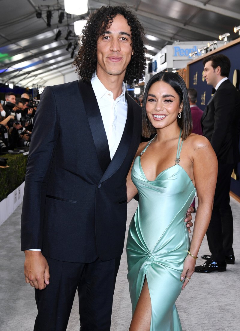 Vanessa Hudgens and Cole Tucker’s Relationship Timeline 169 28th Annual Screen Actors Guild Awards, Roaming Arrivals, The Barker Hangar, Santa Monica, Los Angeles, USA - 27 Feb 2022