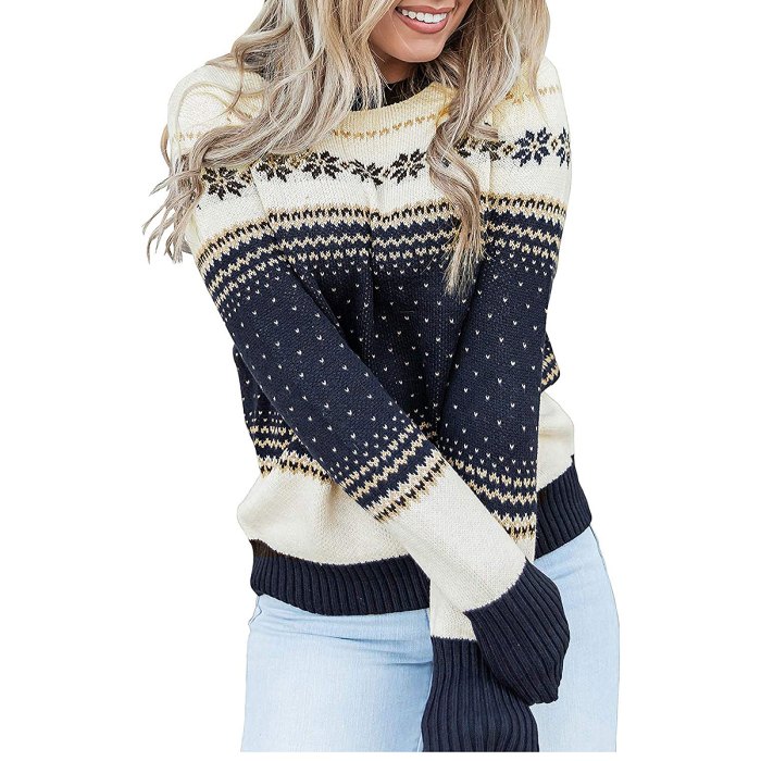 amazon-cyber-deals-holiday-fashion-fair-isle-sweater