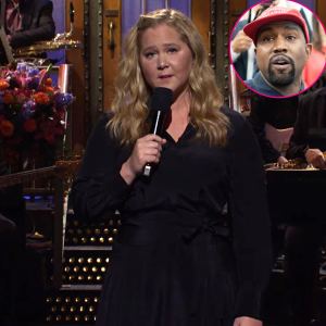Amy Schumer and 'Saturday Night Live' Cast Take Aim at Kanye West's Antisemitism Controversy