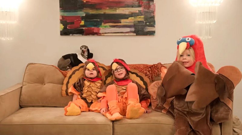Stars Dressing Kids Up for Thanksgiving 2022