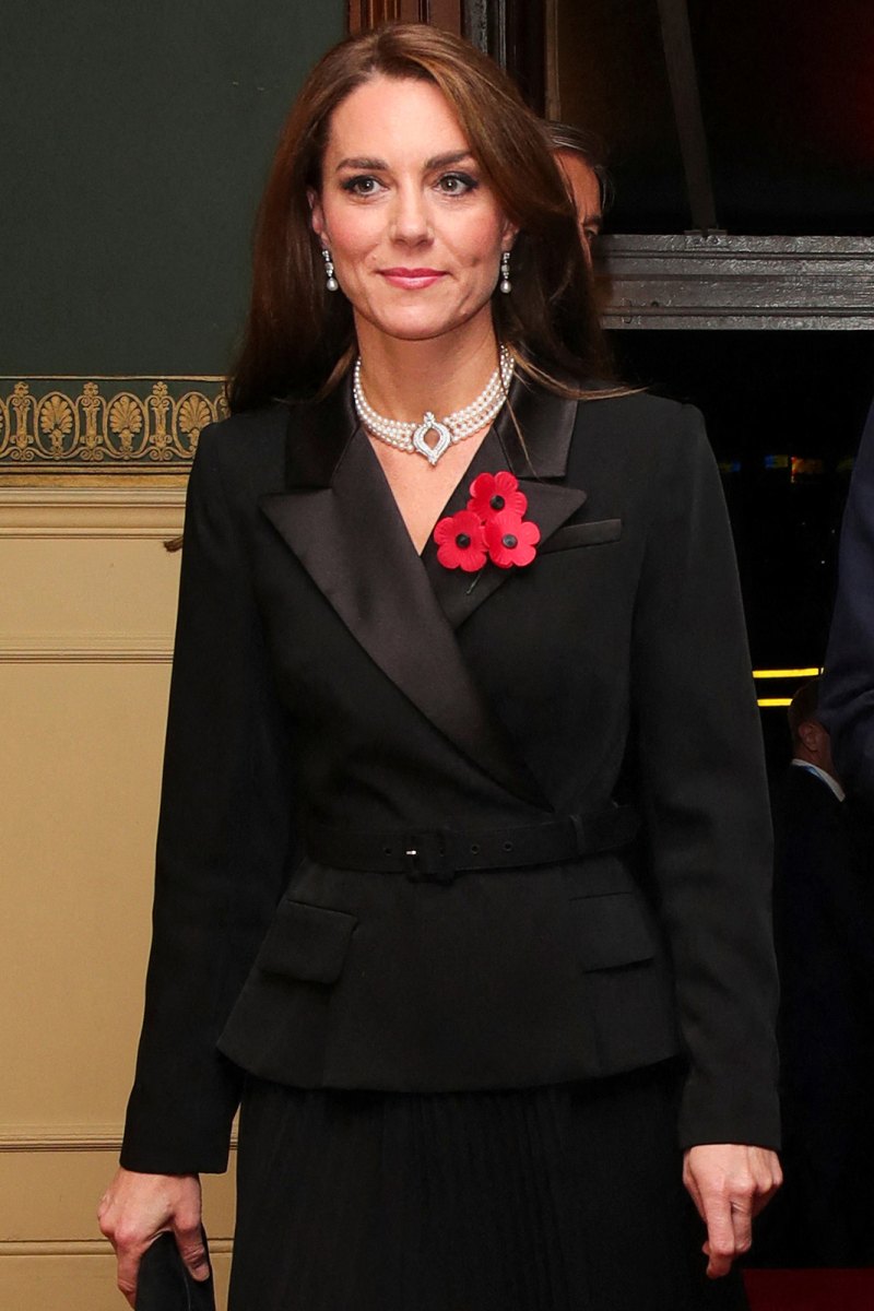 Princess Kate Wore Queen Elizabeth’s Pearl Necklace to Remembrance Festival