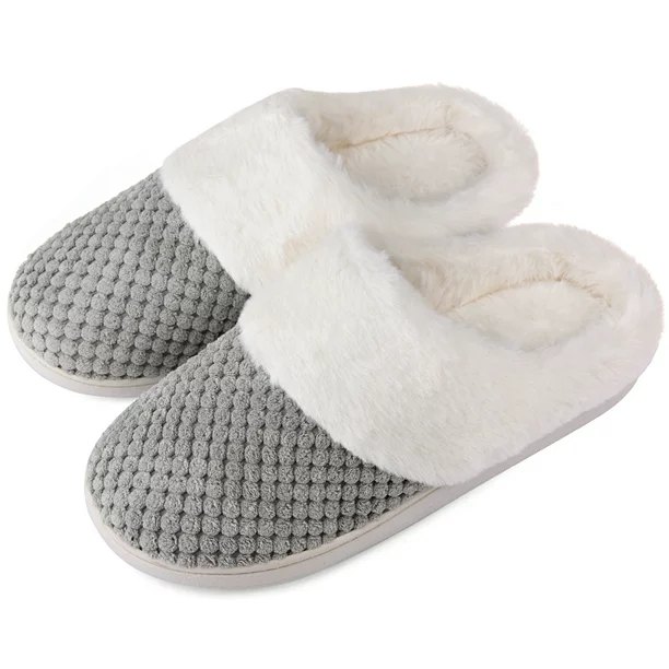 grey slippers
