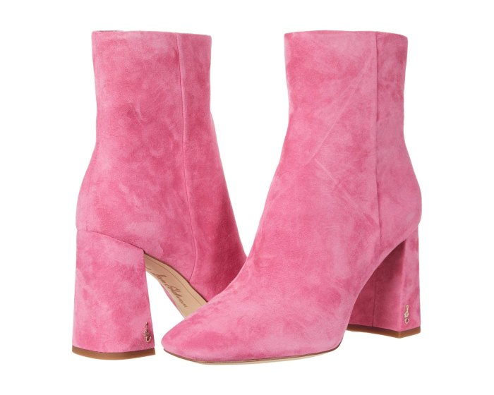 pink booties