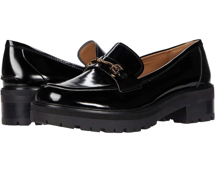 leather loafers