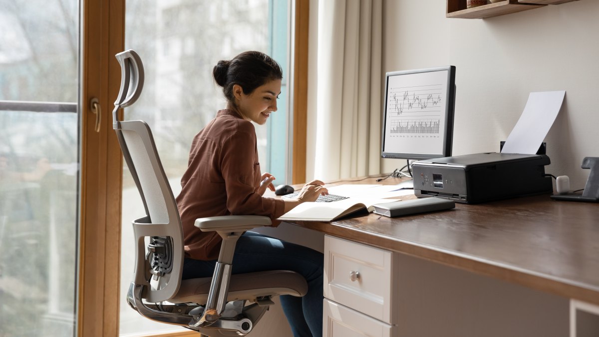 back support office chair