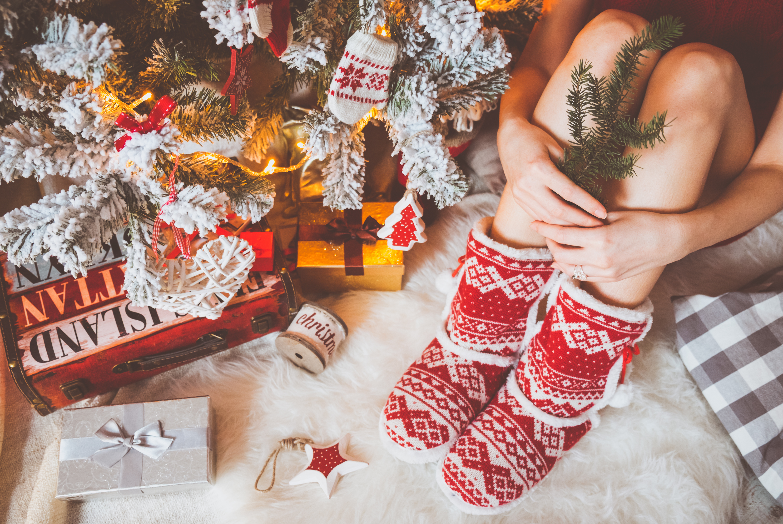 holiday slippers