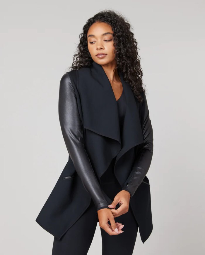 Spanx draped jacket