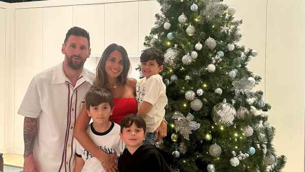Soccer Star Lionel Messi and Wife Antonela Roccuzzo’s Cutest Family Photos With Their 3 Sons