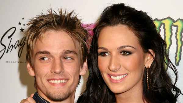 Aaron Carter’s Twin Angel Reflects on Brother’s Death blue striped shirt