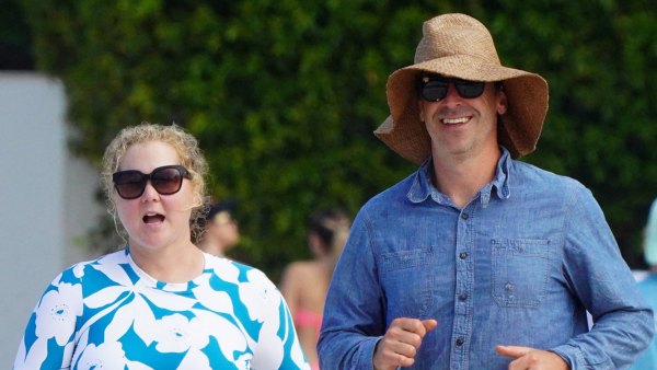 Amy Schumer and Husband Chris Fischer Are All Smiles During Beach Outing