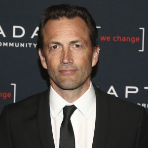 Andrew Shue’s Son Shares Family Photo Without Amy Robach Amid 'GMA3' Scandal With T.J. Holmes black tie