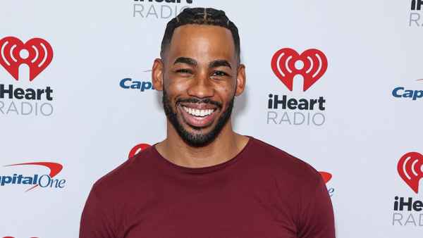 Bachelor Nation's Mike Johnson Reveals He Has a New Girlfriend: ‘I Slid in the DMs' red t shirt