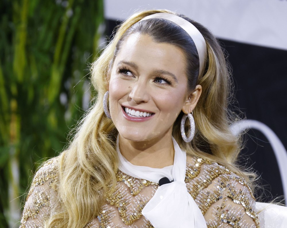 Blake Lively Trolls Her Pregnancy Cravings With Behind-the-Scenes Look at Her Go-To Deli Sandwich ivory headband