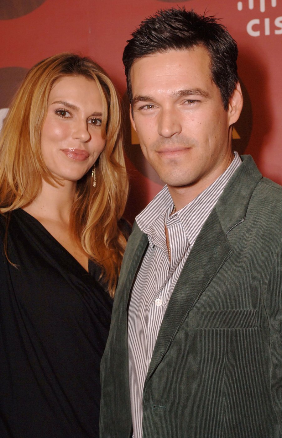 Brandi Glanville and Eddie Cibrian: The Way They Were suade suit jacket