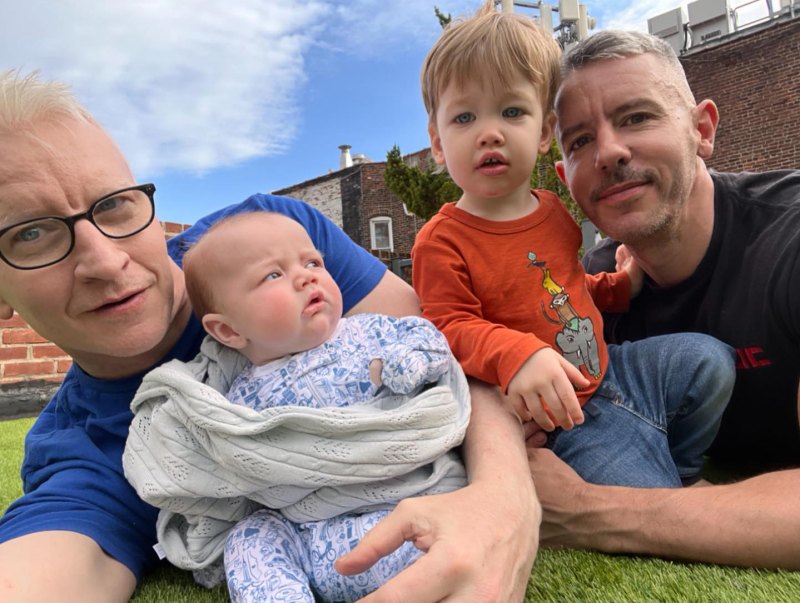 CNN Anchor Anderson Cooper's Family Album With Sons Wyatt and Sebastian