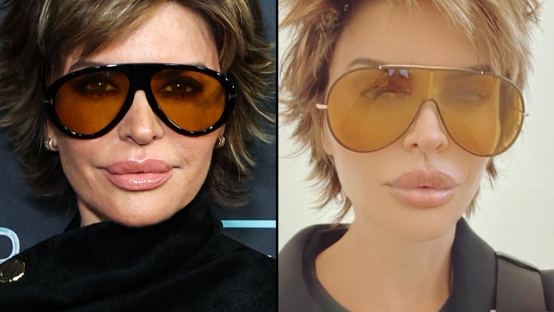 Lisa Rinna Gives Her Spikey 'Do a 'Chop Chop,' More Celeb Hair Makeovers