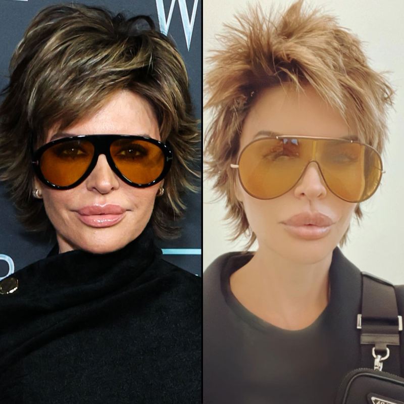 Chrissy Teigen, Lea Michele and More Celebrity Hair Transformations of 2022 Lisa rinna