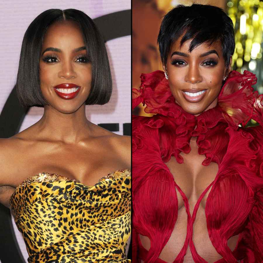 Chrissy Teigen, Lea Michele and More Celebrity Hair Transformations of 2022 kelly rowland