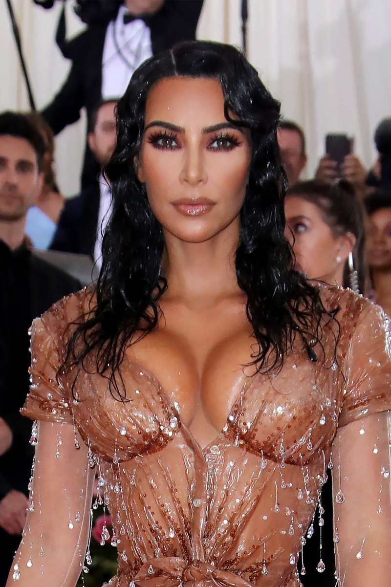 Celebrities Rocking the Wet Hair Look- Kim K, More. - 386 Costume Institute Benefit celebrating the opening of Camp: Notes on Fashion, Arrivals, The Metropolitan Museum of Art, New York, USA - 06 May 2019