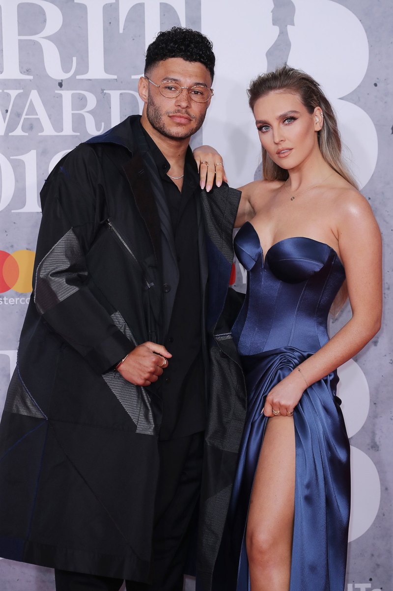 Celebrities Who Are Dating or Married to Professional Soccer Players- Victoria Beckham and More 584 Alex Oxlade-Chamberlain and Perrie Edwards 39th Brit Awards, Arrivals, The O2 Arena, London, UK - 20 Feb 2019
