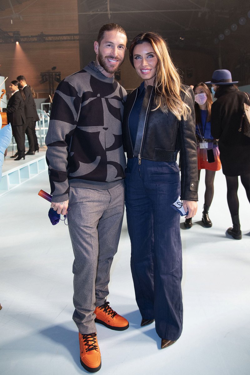 Celebrities Who Are Dating or Married to Professional Soccer Players- Victoria Beckham and More 591 Sergio Ramos, Pilar Rubio. PFW - Louis Vuitton Photocall, Paris, France - 20 Jan 2022