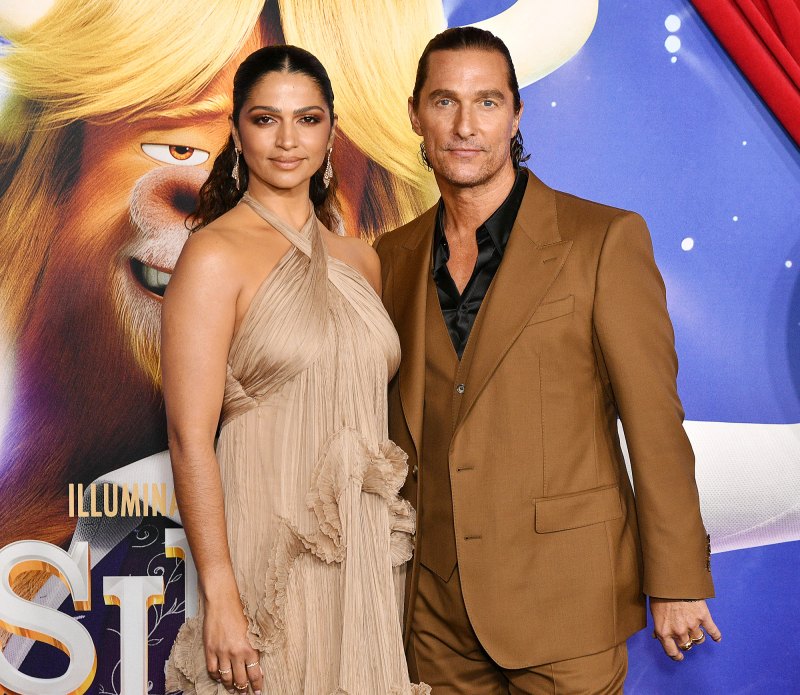 Celebs Who Got Engaged or Married on Christmas- Joe Mangiello and Sofia Vergara, Matthew McConaughey and Camilla Alves and More - 188 'Sing 2' film premiere, Arrivals, The Greek Theater, Los Angeles, California, USA - 12 Dec 2021