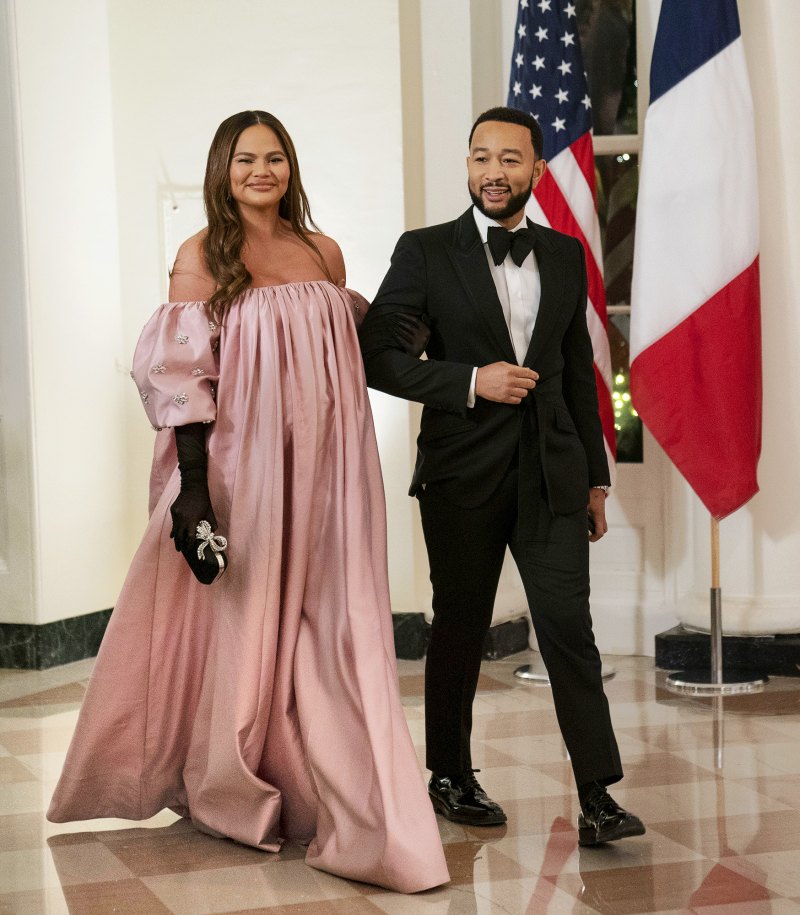 Chrissy Teigen’s Most Honest Quotes About Her Fertility Journey, Struggles to Conceive- 'There’s No Right Way to Do It’ - 115 Guest Arrivals for Macron State Dinner, Washington, District of Columbia, USA - 01 Dec 2022