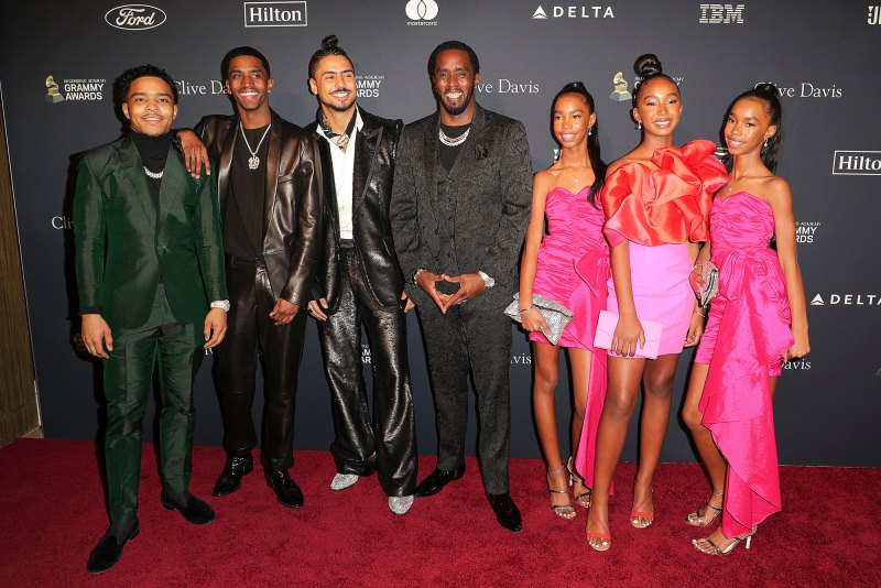 Diddy’s Family Guide- See the Rapper’s Children and Their Mothers - 106 Clive Davis' 2020 Pre-Grammy Gala, Arrivals, The Beverly Hilton, Los Angeles, USA - 25 Jan 2020