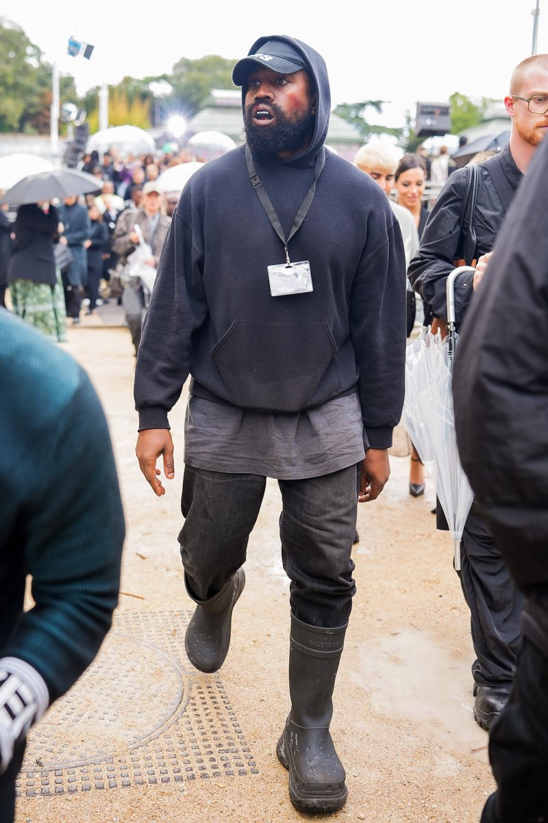 Everything Kim Kardashian and Kanye West Have Said About Coparenting Since Their Split - 503 Givenchy show, Arrivals, Spring Summer 2023, Paris Fashion Week, France - 02 Oct 2022