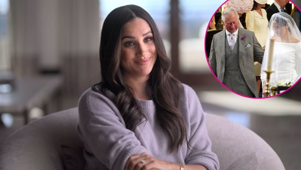 Feature Meghan Markle Says It Was Important for King Charles III to Walk Her Down the Aisle