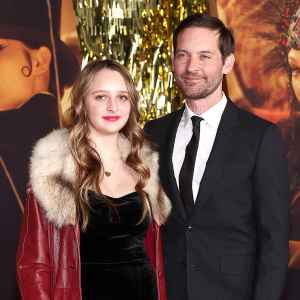 Feature Tobey Maguire Brings Daughter Ruby 16 to Babylon Premiere