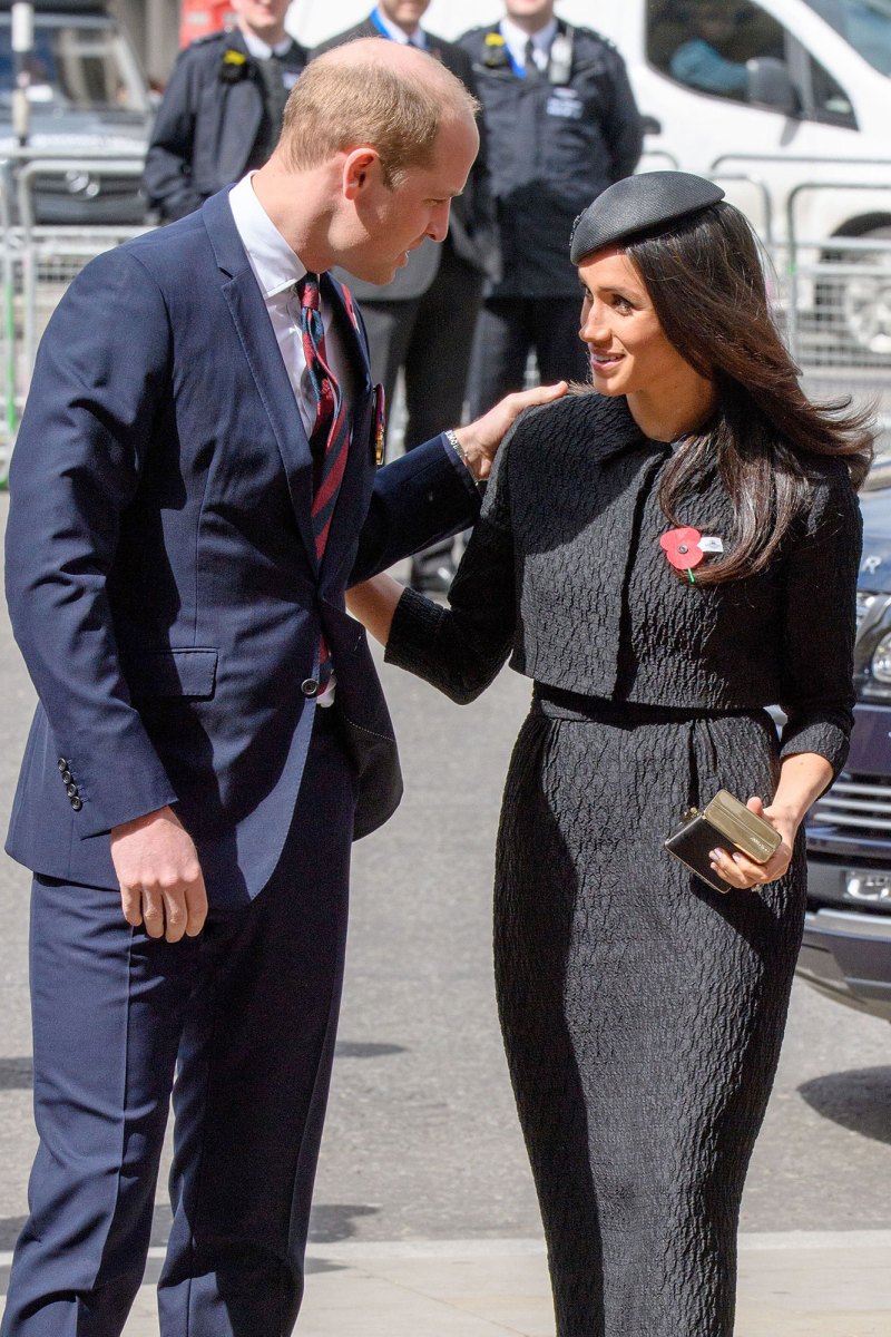Harry Reacts to 2015 Footage of Meghan Being Asked to Pick Between Him and William 3