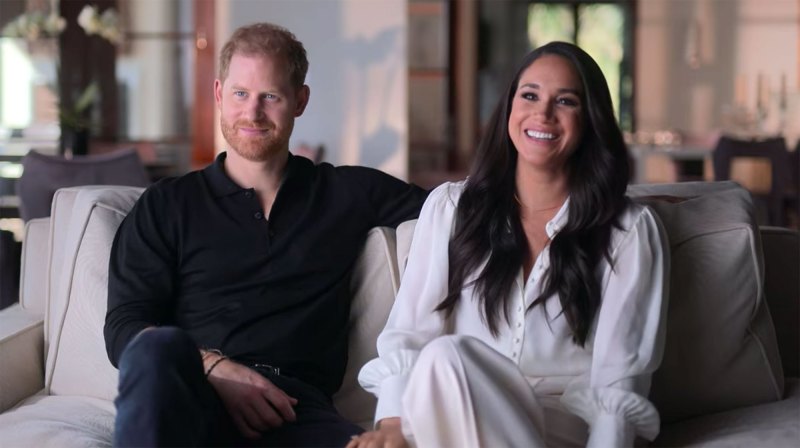 Harry Reacts to 2015 Footage of Meghan Being Asked to Pick Between Him and William