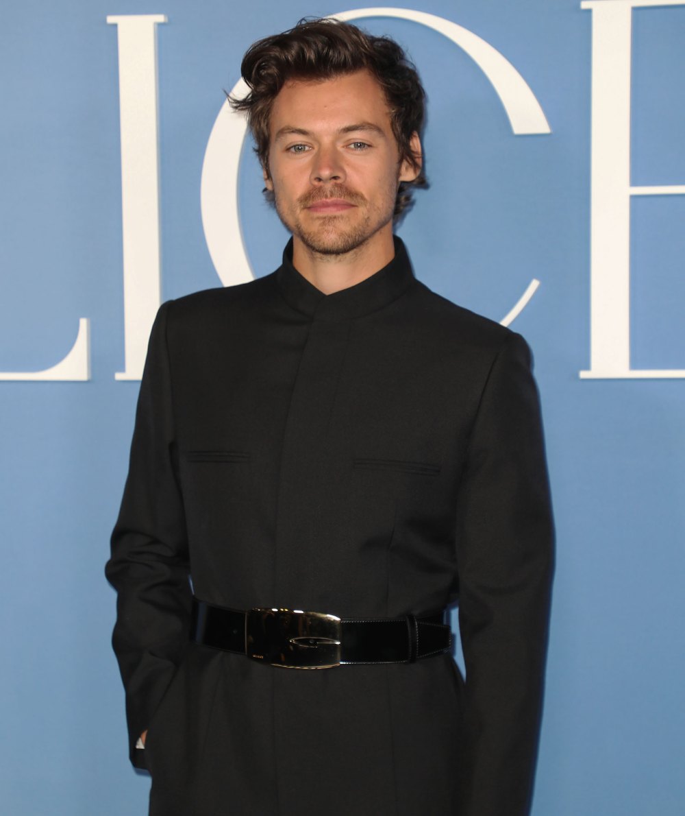 arry Styles Celebrates the Holidays With His Mom and Sister After Olivia Wilde Split large belt