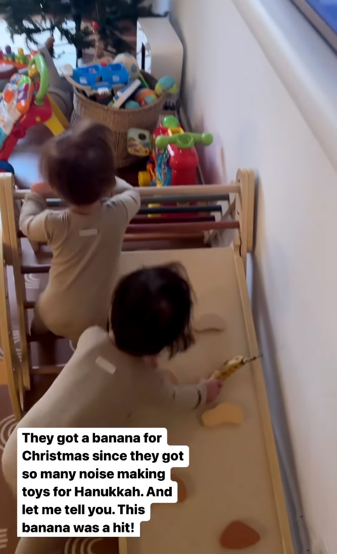 Jamie Chung and Bryan Greenberg’s Twin Sons’ Cutest Photos banana