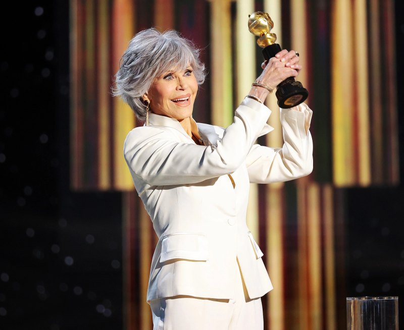 Jane Fonda Through the Years- Oscar Wins, TV Stardom, Activism and More - 547 Jane Fonda Accepts Cecil B. DeMille Award at Golden Globes 2021
