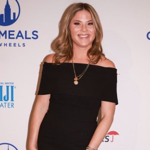 Jenna Bush Hager's Daughter Mila Stops by 'Today' Show, Reveals Mom 'Never Wears Underwear' black jumpsuit