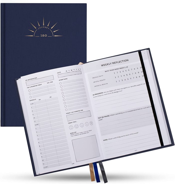 Journey 180 Undated Daily Academic Planner