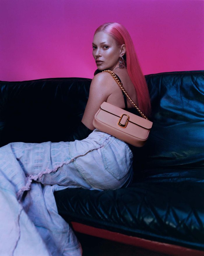 Kate Moss Debuts Pink Hair in Marc Jacobs Campaign
