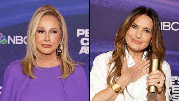 Kathy Hilton Goes Viral for Putting on Lip Gloss While Mariska Hargitay Accepted an Award at the 2022 People's Choice Awards 837